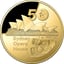 1 Unze Gold Sydney Opera House 2023 50. Jubiläum (Auflage: 750 | gewölbt | Polierte Platte)