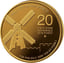 1 Unze Gold Israel Jerusalem Windmühle 2019 (Auflage: 3.600)