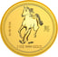 1 Unze Gold Lunar I Pferd 2002