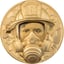 1 Unze Gold Real Heroes - Firefighter 2021 HR (Auflage: 199 | Ultra High Relief)