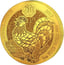 1 Unze Gold Ruanda Lunar Hahn 2017 (Auflage: 100 Münzen)