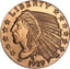 1 Unze Kupfermünze Incuse Indian 1929