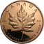 1 Unze Kupfermünze Maple Leaf