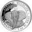 1 Unze Platin Somalia Elefant 2021 PP (Auflage: 30 | Polierte Platte)