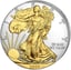 1 Unze Silber American Eagle 2020 (Auflage: 5.000 | teilvergoldet)