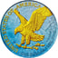 1 Unze Silber American Eagle 2023 Frozen Edition (Auflage: 100 | coloriert | teilvergoldet)