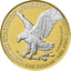 1 Unze Silber American Eagle 2023 Reverse gilded (Auflage: 100 | teilvergoldet Gelbgold)