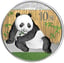 1 Unze Silber China Panda 2015 (coloriert)
