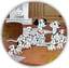 1 Unze Silber Disney 101 Dalmatiner - Familie 2022 (Auflage: 2.000 | coloriert | Polierte Platte)