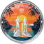 1 Unze Silber EC8 Vincent & The Grenadines Paddleboard Couple 2024 (Auflage: 500)
