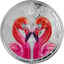 1 Unze Silber EC8 St. Lucia Flamingos 2024 (Auflage: 500)