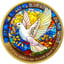 1 Unze Silber Friedenstaube Kirchenfenster 2025 (Auflage: 100 | teilvergoldet)