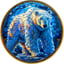 1 Unze Silber Faszinierende Arktis Eisbär 2024 (Auflage: 50 | coloriert | vergoldet)
