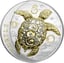 1 Unze Silber Hawksbill Schildkröte 2020 (Auflage: 100 | teilvergoldet)