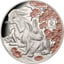 1 Unze Silber Jahr des Hasen 2023 PP (Auflage: 888 | Rosegold | Polierte Platte)