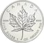 1 Unze Silber Maple Leaf 2012