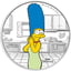 1 Unze Silber Marge Simpson 2019 (coloriert | Auflage: 5.000 | 3. Motiv)