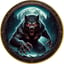1 Unze Silber Mythische Kreaturen Werwolf 2024 (Auflage: 50 | coloriert | vergoldet)