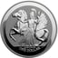 1 Unze Silber Pegasus Göttin Athene 2017 (Reverse Proof)