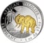 1 Unze Silber Somalia Elefant 2017 (teilvergoldet)