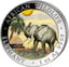 1 Unze Silber Somalia Elefant "Tag-Design" 2017 (coloriert)
