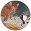 1 Unze Silber Walt Disney Bambi und Blume 2022 (Auflage: 1.942 | coloriert | Polierte Platte)