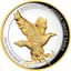 2 Unze Silber Wedge Tailed Eagle 2023 PP (Auflage: 2.000 | teilvergoldet | Polierte Platte)