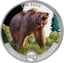 1 Unze Silber World's Wildlife Grizzlybär (Auflage: 5.000 | coloriert)