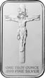 1 Unze Silberbarren Jesus Christus