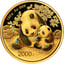 150g Gold China Panda 2024 PP (Auflage: 10.000 | Polierte Platte)