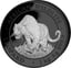 1kg Silber African Wildlife Leopard 2023 Black Platinum Edition (Auflage:100 | platiniert)