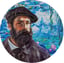2 Unze Silber Claude Monet 2023 PP (Auflage: 999 | High Relief | coloriert | Polierte Platte)