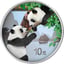 30g Silber China Panda 2023 (Auflage: 1.888 | coloriert | Produktkarte)