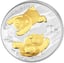 30g Silber China Panda 2022 (Auflage: 5.000 | teilvergoldet)