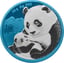 30g Silber China Panda Space Blue 2019 (coloriert | Auflage: 500)