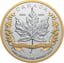 5 Unze Silber 35 Jahre Maple Leaf 2023 (Auflage: 2.000 | teilvergoldet | Polierte Platte)
