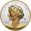 5 Unze Silber Peace Dollar 2024 PP (Auflage: 1.650 | Polierte Platte | mit Roségold veredelt)