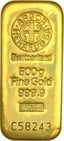 500 g Goldbarren Argor Heraeus (Gussbarren)