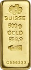 500 g Goldbarren PAMP Suisse