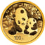 8g Gold China Panda 2024