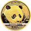8g Gold China Panda (Umlaufware | verschiedene Jahrgänge)