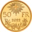 Vreneli Gold 50 Franken 100 Jahre Jubiläum (Polierte Platte)