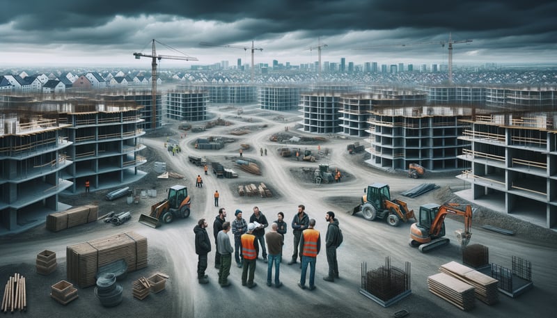 Krise im Wohnungsbau: Unternehmen kämpfen mit Auftragsmangel