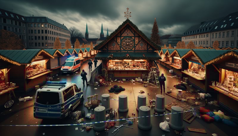 Tödlicher Anschlag auf Magdeburger Weihnachtsmarkt - Täter war